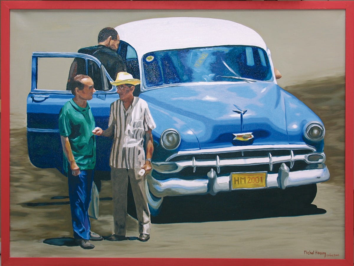 Cuba voiture, par Michel Hasson