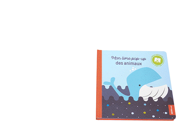 livre pop-up des animaux