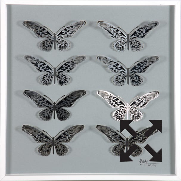 papillons papier d&eacute;coup&eacute;