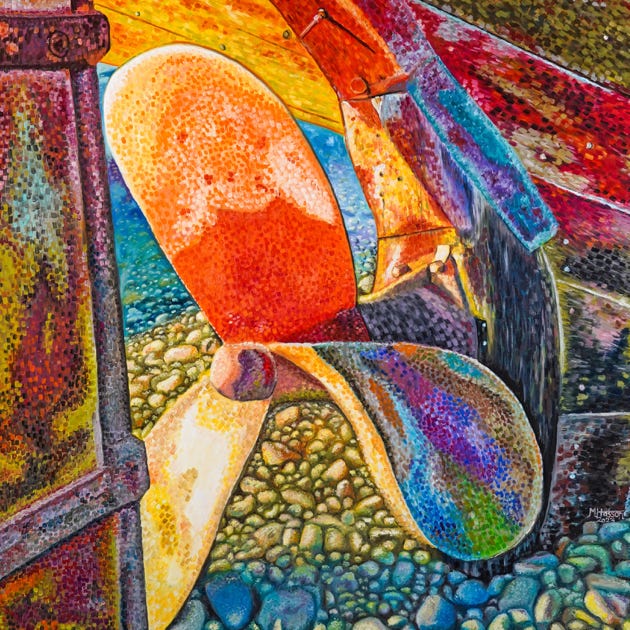 huile sur toile par Michel Hasson