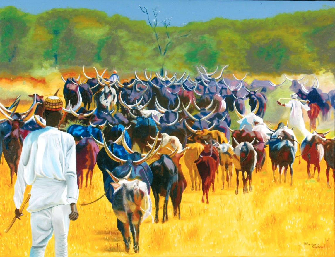 tchad tableau par Michel Hasson